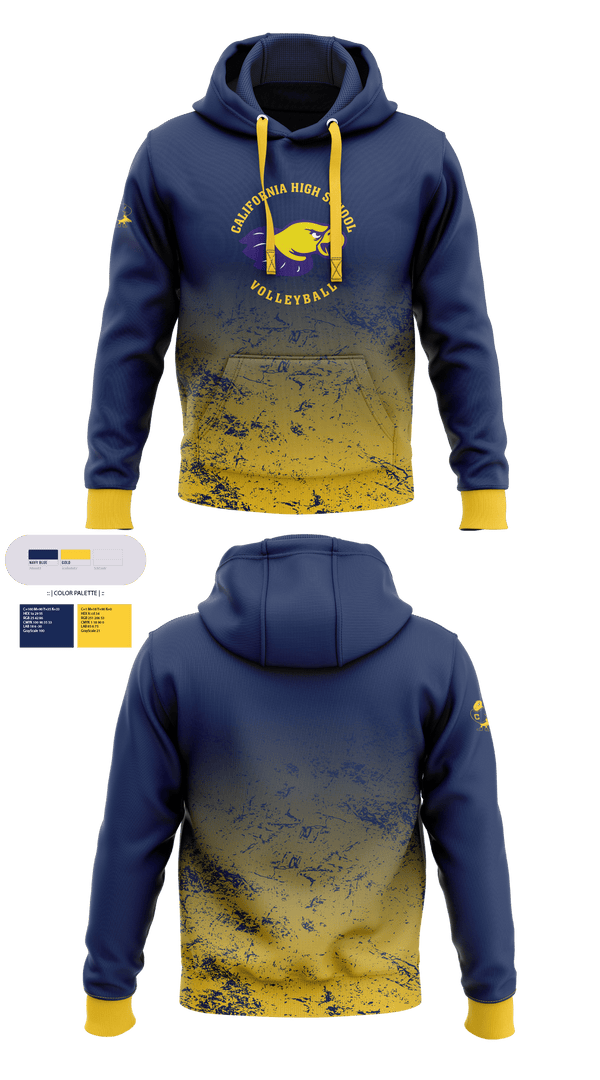 Hoodie, California High School Volleyball, Women's Volleyball, Teamtime, Team time, sublimation, custom sports apparel, team uniforms, spirit wear, spiritwear, sports uniforms, custom shirts, team store, custom team store, fundraiser sports, apparel fundraiser