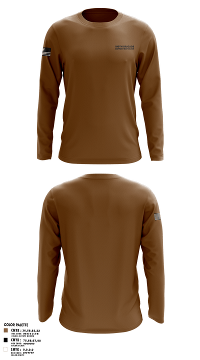 199th Brigade Support Battalion 4962281 Long Sleeve Performance Shirt - 1
