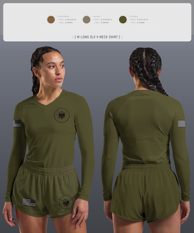 TFW S6 7101474 Women's Long Sleeve V-neck Shirt - 3