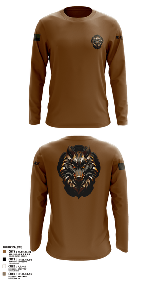 Long Sleeve Performance Shirt, 501st BSBWolfpack, Army, Teamtime, Team time, sublimation, custom sports apparel, team uniforms, spirit wear, spiritwear, sports uniforms, custom shirts, team store, custom team store, fundraiser sports, apparel fundraiser