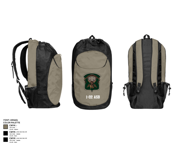 Gear Bag, 1-22 ASB, , Teamtime, Team time, sublimation, custom sports apparel, team uniforms, spirit wear, spiritwear, sports uniforms, custom shirts, team store, custom team store, fundraiser sports, apparel fundraiser