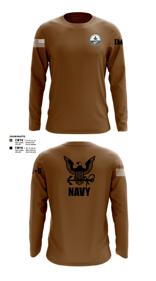 Long Sleeve Performance Shirt, Cvn 77 IM-5, Navy, Teamtime, Team time, sublimation, custom sports apparel, team uniforms, spirit wear, spiritwear, sports uniforms, custom shirts, team store, custom team store, fundraiser sports, apparel fundraiser