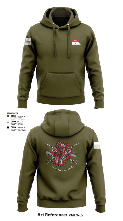 Apache Troop 1-150th 52177042 Hoodie - 6