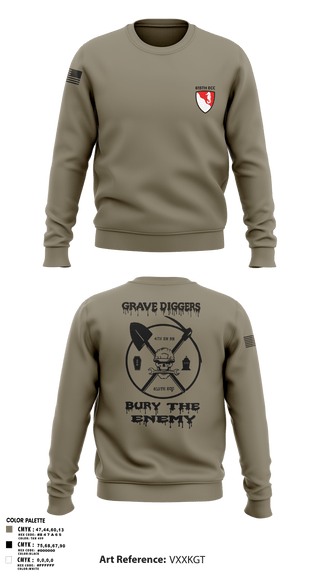 Crew Neck Sweatshirt, 615TH ECC, , Teamtime, Team time, sublimation, custom sports apparel, team uniforms, spirit wear, spiritwear, sports uniforms, custom shirts, team store, custom team store, fundraiser sports, apparel fundraiser