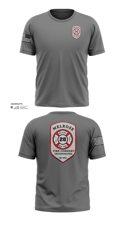The Melrose Fire Company Incorporated 84438539 Old School Cotton Feel Shirt - 22