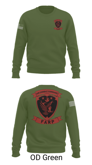 Crew Neck Sweatshirt, FARP, Air Force, Teamtime, Team time, sublimation, custom sports apparel, team uniforms, spirit wear, spiritwear, sports uniforms, custom shirts, team store, custom team store, fundraiser sports, apparel fundraiser