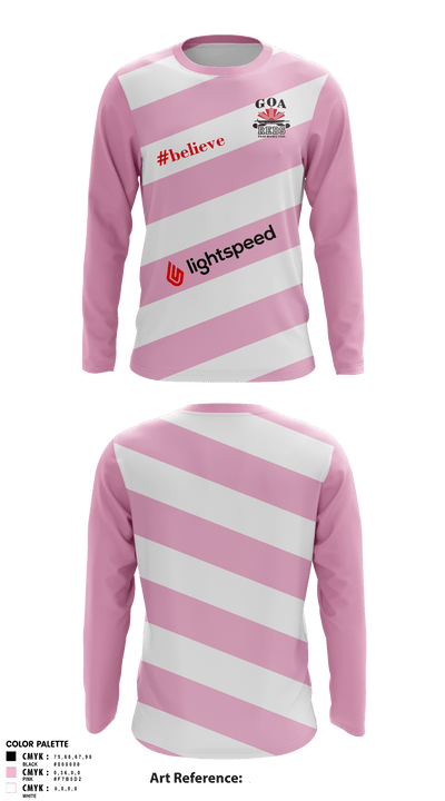 GOA Reds Field Hockey 60545174 Long Sleeve Performance Shirt - 1