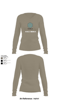 Single Boards.co 15262611 Women's Long Sleeve V-neck Shirt - 28
