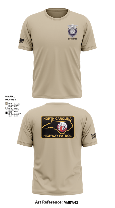 District E5 24176005 Short Sleeve Performance Shirt - 1