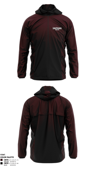 Windbreaker, LadyDawgs, Women's Soccer, Teamtime, Team time, sublimation, custom sports apparel, team uniforms, spirit wear, spiritwear, sports uniforms, custom shirts, team store, custom team store, fundraiser sports, apparel fundraiser
