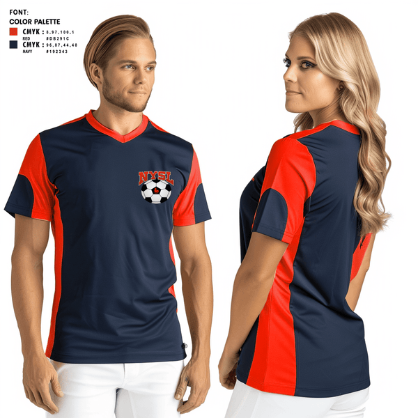Short Sleeve Performance Shirt, Niles Recreational League NYSL, Men's Soccer, Teamtime, Team time, sublimation, custom sports apparel, team uniforms, spirit wear, spiritwear, sports uniforms, custom shirts, team store, custom team store, fundraiser sports, apparel fundraiser