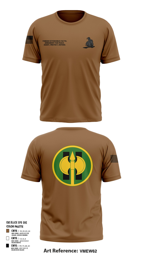 Short Sleeve Performance Shirt, 11th Military Police Brigade HHC, Army, Teamtime, Team time, sublimation, custom sports apparel, team uniforms, spirit wear, spiritwear, sports uniforms, custom shirts, team store, custom team store, fundraiser sports, apparel fundraiser