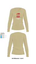 1st Battalion 15th Field Artillery 40296639 Women's Long Sleeve V-neck Shirt - 82