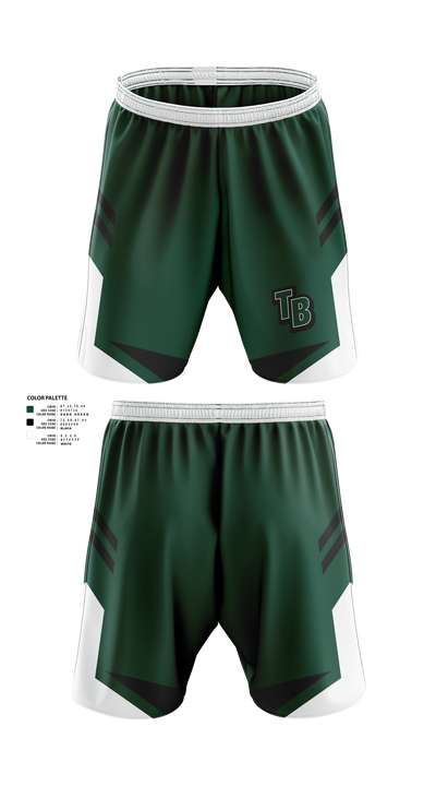 Twelve Bridges Rhinos 96167977 Athletic Shorts With Pockets - 40