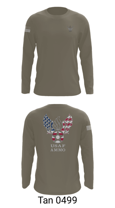 7th Munitions Sq 29669967 Long Sleeve Performance Shirt - 66