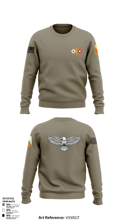 USASA BELVOIR 16372072 Crew Neck Sweatshirt - 63