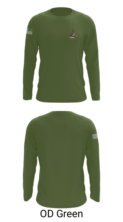 FBI 13370417 Long Sleeve Performance Shirt - 44