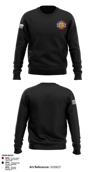 Crew Neck Sweatshirt, 66 Transportation Company, , Teamtime, Team time, sublimation, custom sports apparel, team uniforms, spirit wear, spiritwear, sports uniforms, custom shirts, team store, custom team store, fundraiser sports, apparel fundraiser