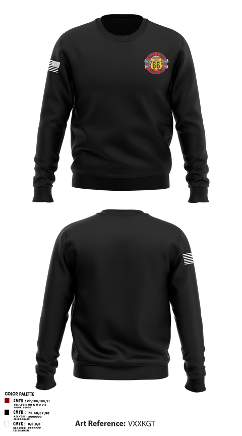 Crew Neck Sweatshirt, 66 Transportation Company, , Teamtime, Team time, sublimation, custom sports apparel, team uniforms, spirit wear, spiritwear, sports uniforms, custom shirts, team store, custom team store, fundraiser sports, apparel fundraiser