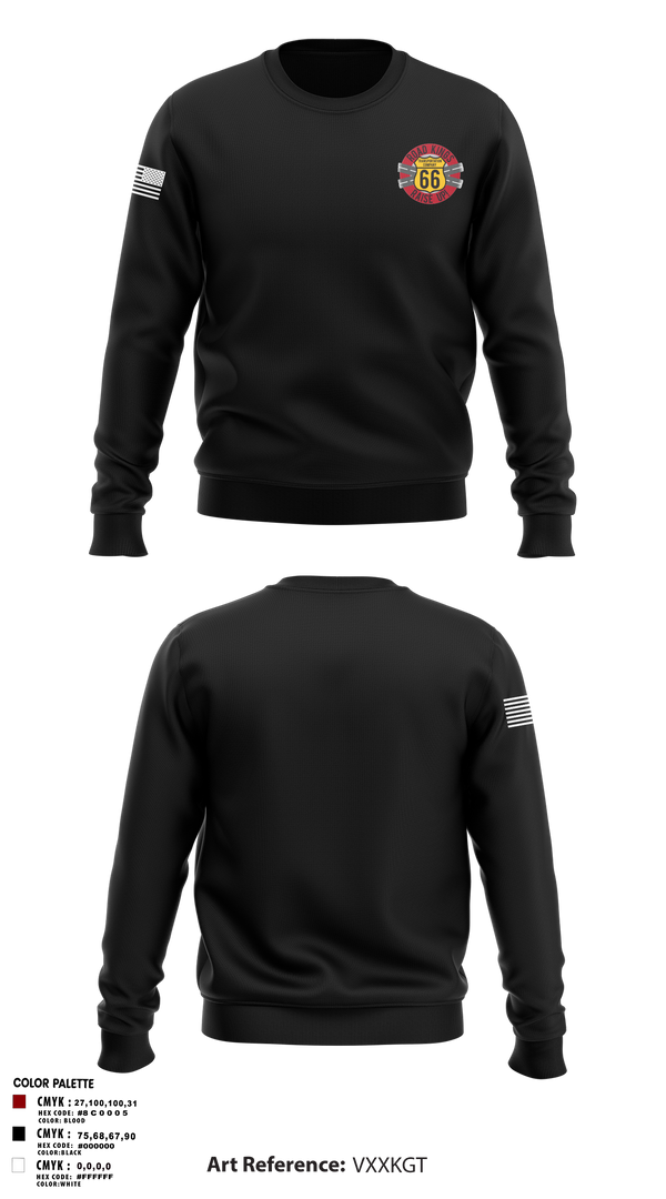 Crew Neck Sweatshirt, 66 Transportation Company, , Teamtime, Team time, sublimation, custom sports apparel, team uniforms, spirit wear, spiritwear, sports uniforms, custom shirts, team store, custom team store, fundraiser sports, apparel fundraiser