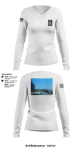 VQ-1 16140645 Women's Long Sleeve V-neck Shirt - 4