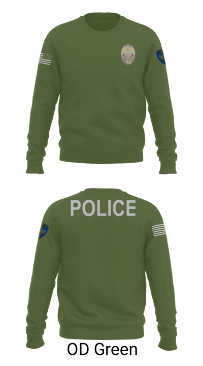 Miami Police Department 88232990 Crew Neck Sweatshirt - 43