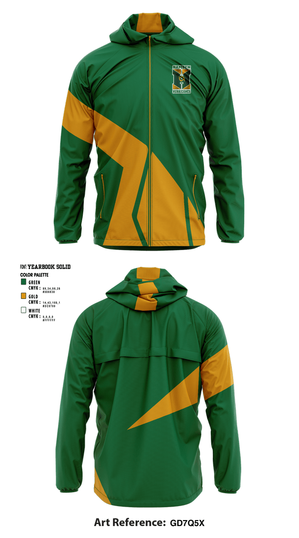 Windbreaker, Hamden Fathers Football & Cheerleading Association, Football, Teamtime, Team time, sublimation, custom sports apparel, team uniforms, spirit wear, spiritwear, sports uniforms, custom shirts, team store, custom team store, fundraiser sports, apparel fundraiser