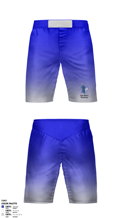 Los Altos High School Wrestling 35355309 Fight Shorts - 4