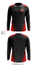 Wilson/EC Wildcats 88486955 Long Sleeve Performance Shirt - 1