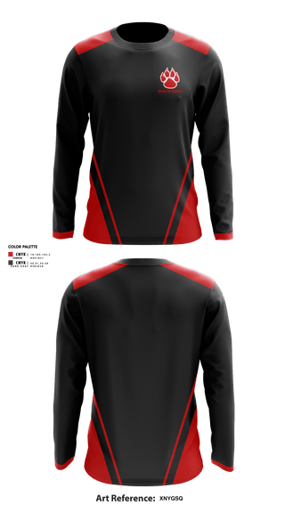 Long Sleeve Performance Shirt, Wilson/EC Wildcats, Baseball, Teamtime, Team time, sublimation, custom sports apparel, team uniforms, spirit wear, spiritwear, sports uniforms, custom shirts, team store, custom team store, fundraiser sports, apparel fundraiser