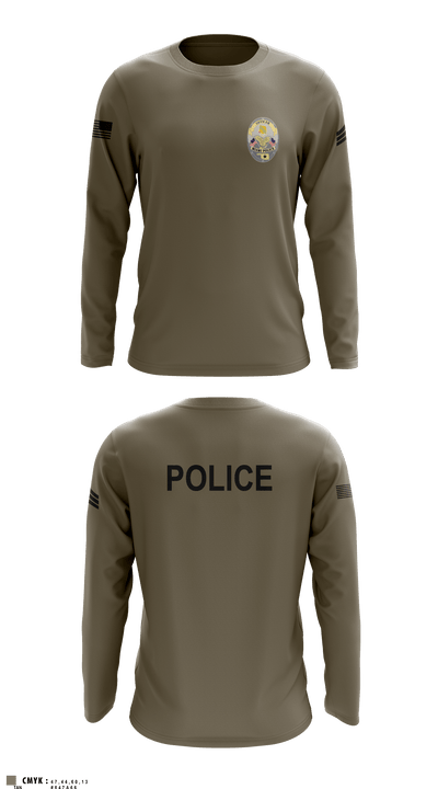 Miami Police Department 88232990 Long Sleeve Performance Shirt - 2