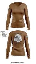42D FRSDAACC 57813521 Women's Long Sleeve V-neck Shirt - 2