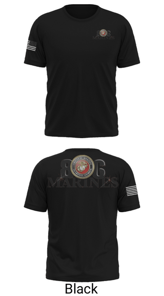 Old School Cotton Feel Shirt, 806 Marines, Marines, Teamtime, Team time, sublimation, custom sports apparel, team uniforms, spirit wear, spiritwear, sports uniforms, custom shirts, team store, custom team store, fundraiser sports, apparel fundraiser