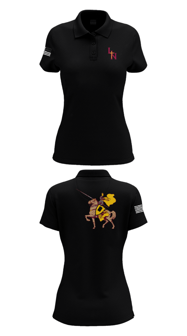 Women's Short Sleeve Performance Polo, Lutheran North High School Volleyball, Women's Volleyball, Teamtime, Team time, sublimation, custom sports apparel, team uniforms, spirit wear, spiritwear, sports uniforms, custom shirts, team store, custom team store, fundraiser sports, apparel fundraiser
