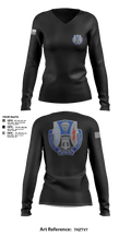 82nd airborne 33133429 Women's Long Sleeve V-neck Shirt - 3