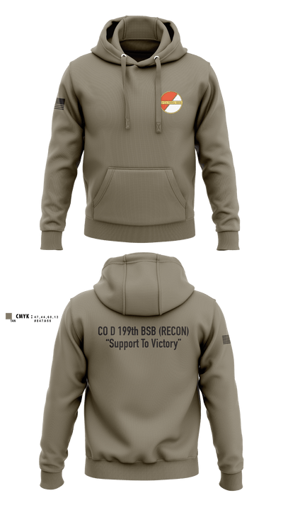 Co D 199TH BSB RECON 1334677 Hoodie - 6