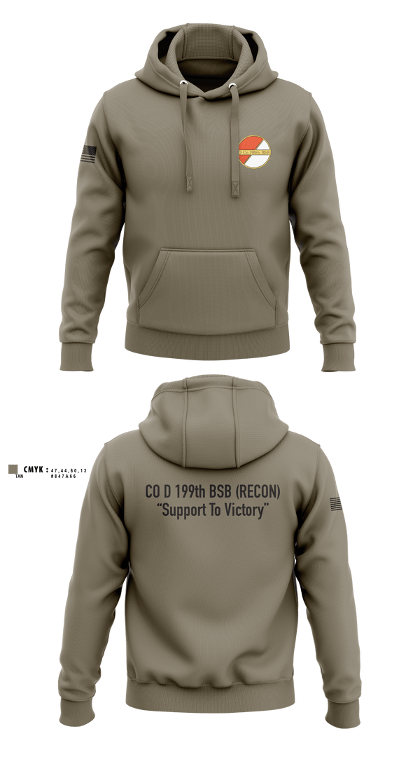 Hoodie, Co D 199TH BSB RECON, National Guard, Teamtime, Team time, sublimation, custom sports apparel, team uniforms, spirit wear, spiritwear, sports uniforms, custom shirts, team store, custom team store, fundraiser sports, apparel fundraiser