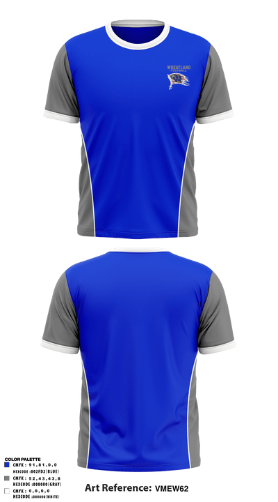 Wheatland youth football and cheer 53677637 Short Sleeve Performance Shirt - 2