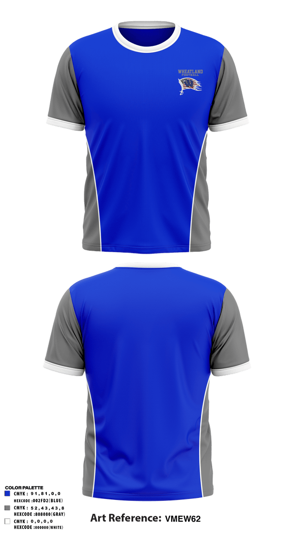 Short Sleeve Performance Shirt, Wheatland youth football and cheer, Football, Teamtime, Team time, sublimation, custom sports apparel, team uniforms, spirit wear, spiritwear, sports uniforms, custom shirts, team store, custom team store, fundraiser sports, apparel fundraiser