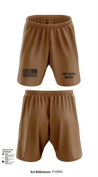 Athletic Shorts With Pockets, Fort Bliss DENTAC, Army, Teamtime, Team time, sublimation, custom sports apparel, team uniforms, spirit wear, spiritwear, sports uniforms, custom shirts, team store, custom team store, fundraiser sports, apparel fundraiser