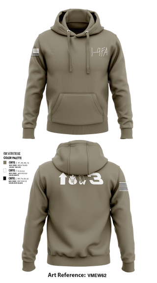 Hoodie, 1-9 FA, Army, Teamtime, Team time, sublimation, custom sports apparel, team uniforms, spirit wear, spiritwear, sports uniforms, custom shirts, team store, custom team store, fundraiser sports, apparel fundraiser
