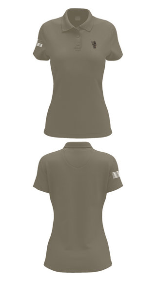 Women's Short Sleeve Performance Polo, CRT 1, Army, Teamtime, Team time, sublimation, custom sports apparel, team uniforms, spirit wear, spiritwear, sports uniforms, custom shirts, team store, custom team store, fundraiser sports, apparel fundraiser