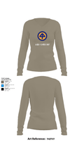 A Co 1/1-114th 36313026 Women's Long Sleeve V-neck Shirt - 62
