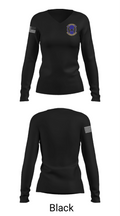 51SFS Metal Tigers 2477629 Women's Long Sleeve V-neck Shirt - 37
