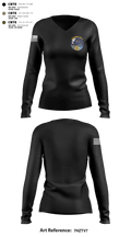 ODNR 43918731 Women's Long Sleeve V-neck Shirt - 1