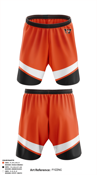 Winona Winhawks 28886102 Athletic Shorts With Pockets - 1