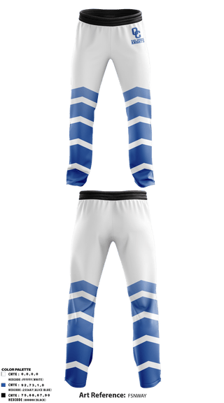 Sweatpants, Oak Creek Knights, Men's Volleyball, Teamtime, Team time, sublimation, custom sports apparel, team uniforms, spirit wear, spiritwear, sports uniforms, custom shirts, team store, custom team store, fundraiser sports, apparel fundraiser