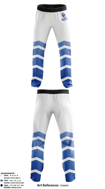 Oak Creek Knights 26467111 Sweatpants - 1