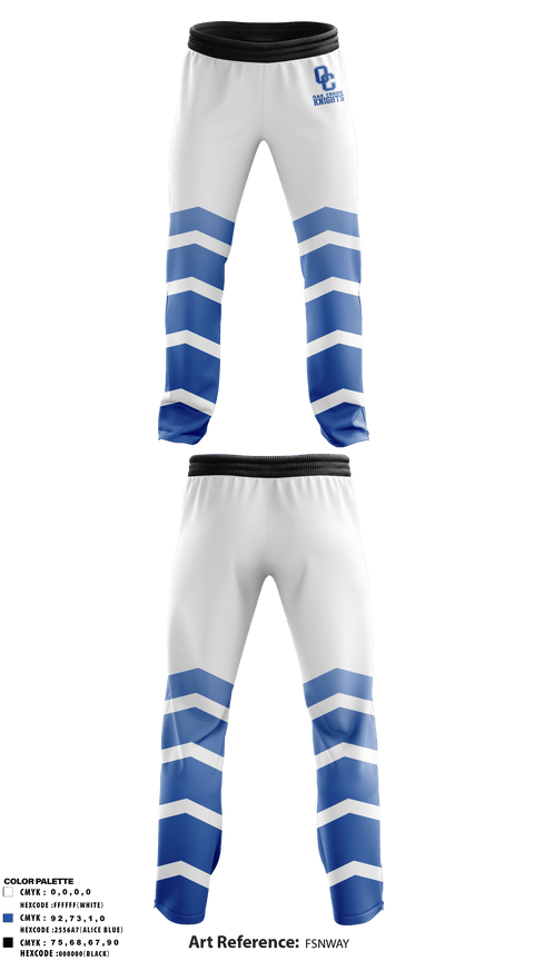 Sweatpants, Oak Creek Knights, Men's Volleyball, Teamtime, Team time, sublimation, custom sports apparel, team uniforms, spirit wear, spiritwear, sports uniforms, custom shirts, team store, custom team store, fundraiser sports, apparel fundraiser