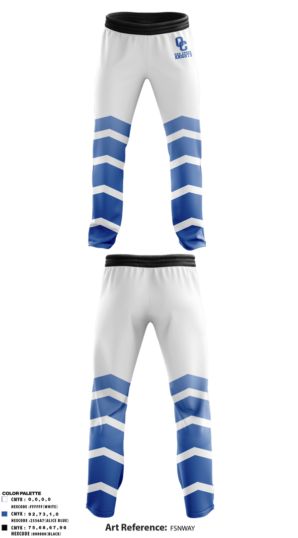 Sweatpants, Oak Creek Knights, Men's Volleyball, Teamtime, Team time, sublimation, custom sports apparel, team uniforms, spirit wear, spiritwear, sports uniforms, custom shirts, team store, custom team store, fundraiser sports, apparel fundraiser